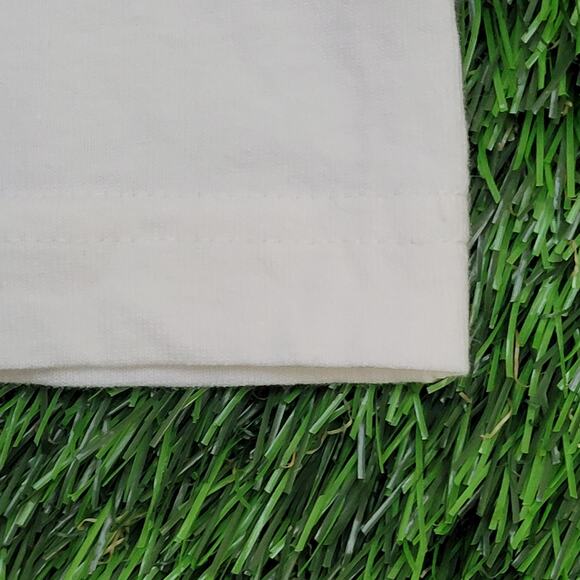 Vintage 1995 New-York News Shirt Medium 22x26 White USA Plaid - Picture 13 of 13